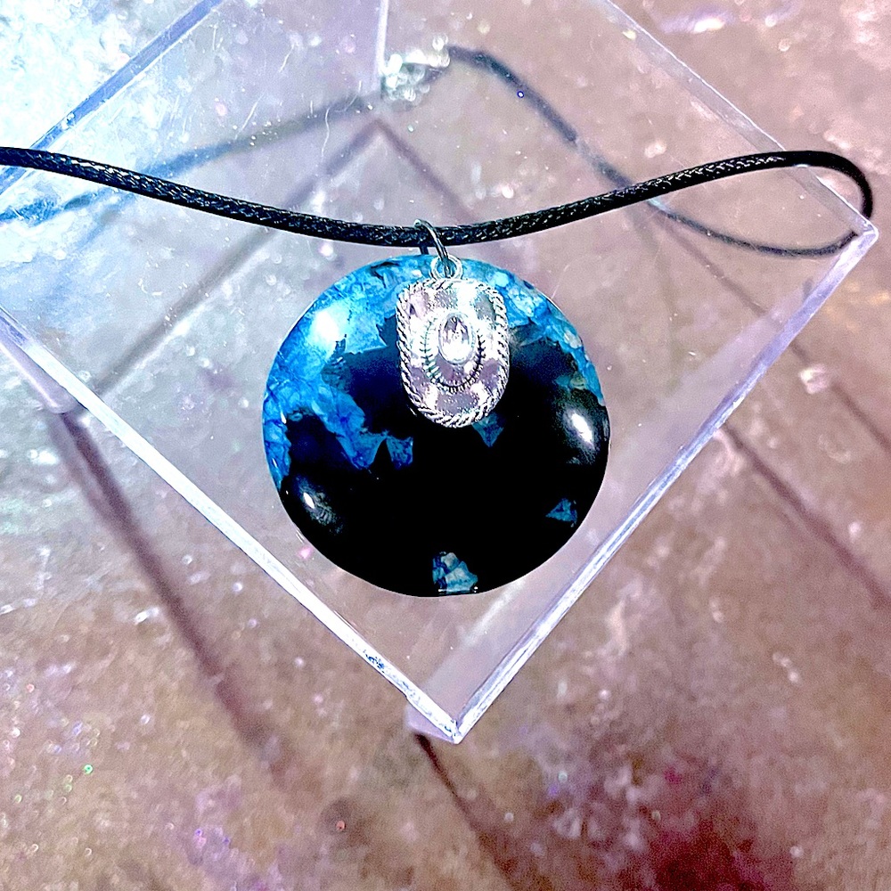 Western Cowboy Agate Pendant Necklace Unisex